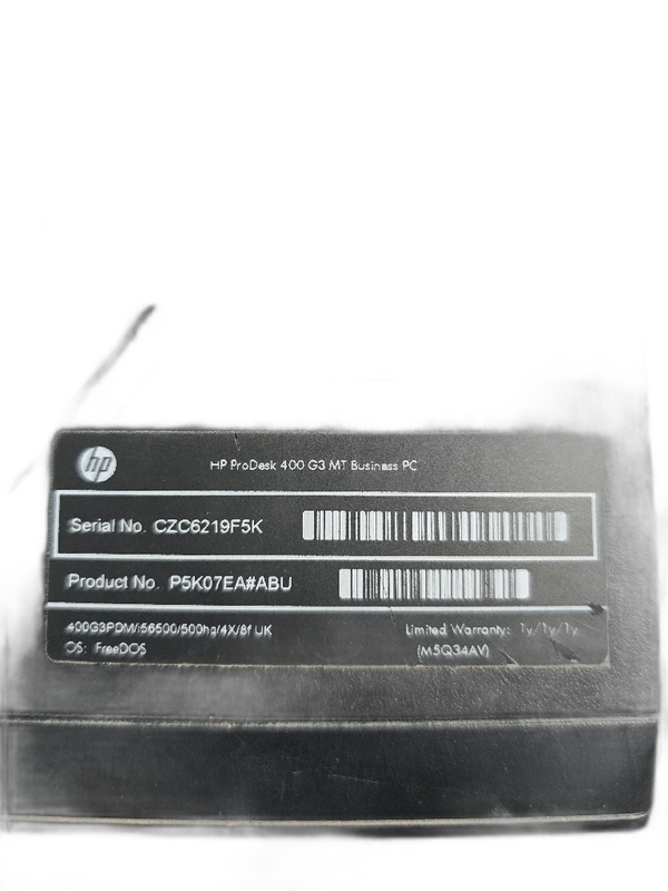 HP ProDesk 400 G3 PC Desktop 0GB N/A - Image 2