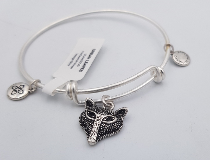 Urban Leaves Foxy Pandamask Silver Bangle ULNA002VS Hand Bracelet Brass