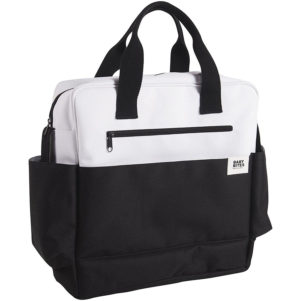 Baby Bites NEGRA Waterproof Bag for Pram Black & White New 36X48cm