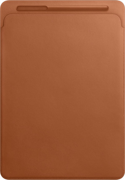 Leather Sleeve for iPad Pro 12.9 Inch Saddle Brown Tablet Case