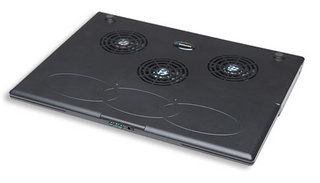Manhattan Notebook 15.6 Cooler Pad 3xFAN Black