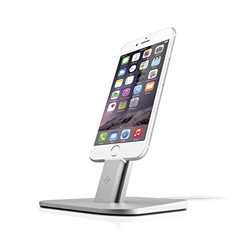 Twelve South HiRise Charging Stand for iPhone & iPad Silver