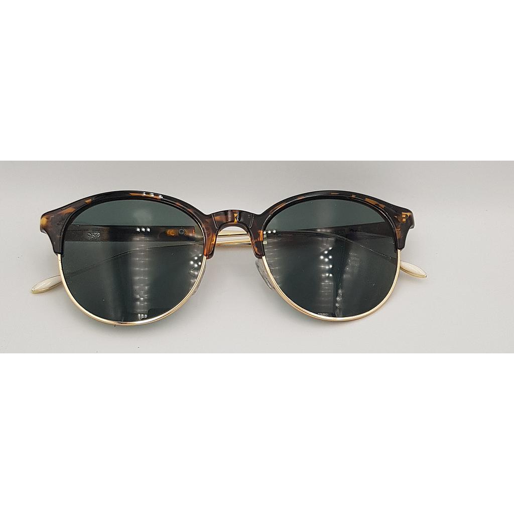 Lux Lenses UK SunGlasses Model WPH HT005 BLKPAT Round Plastic Metal