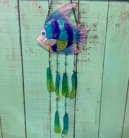 Articiones Handmade Wind Chime Hanger Ceramic Wood New 70cm 15cm 9cm
