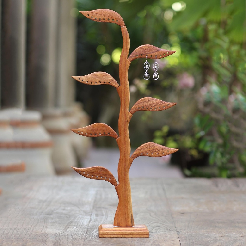 Articiones Handmade Wooden Tree Decor Stand