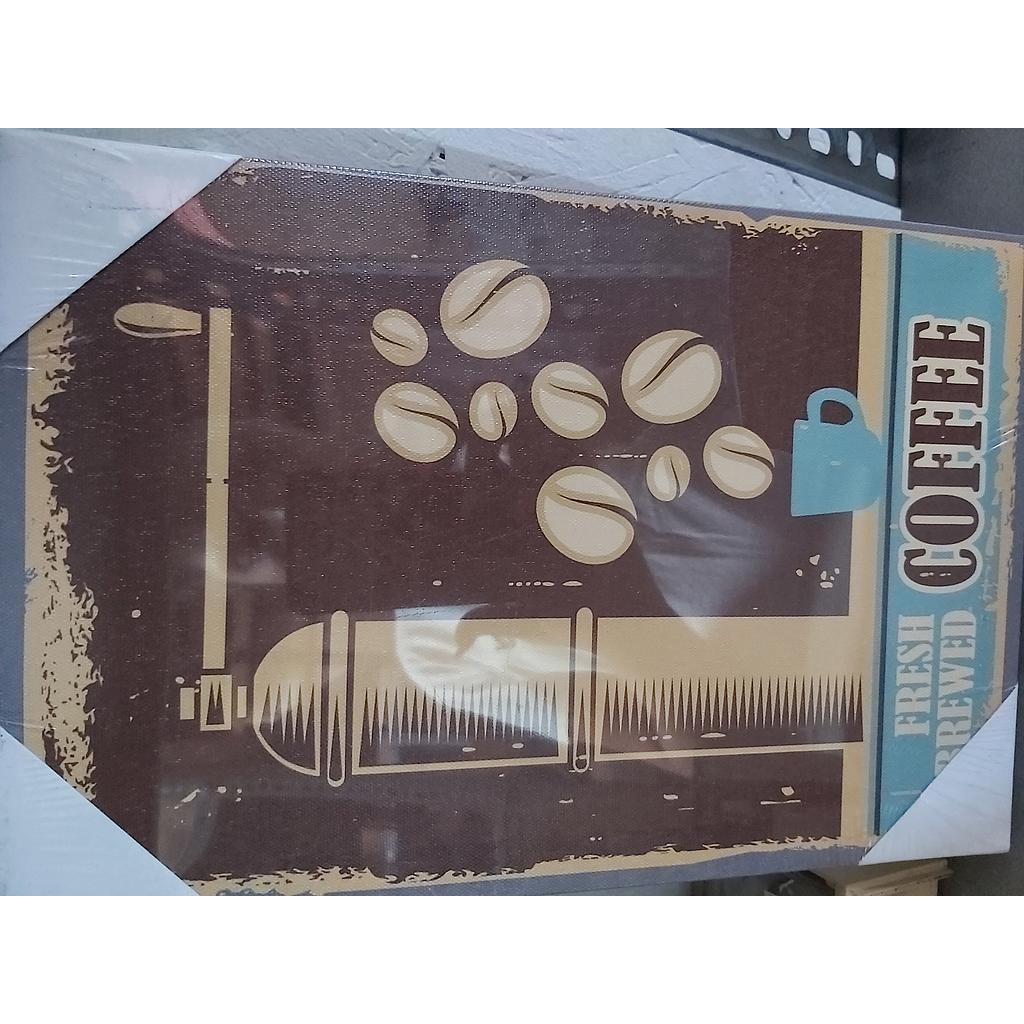 Coffee Picture with Fram 30Cm X 20Cm Picture