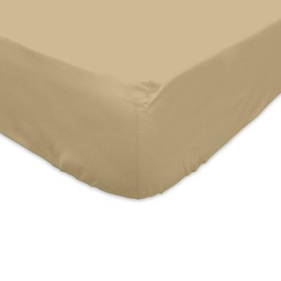 Cotton Drap Housse 140Cm X 190Cm Beige