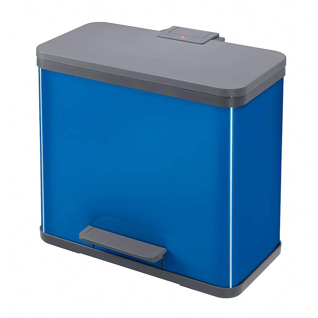 Hailo 3 Compartment Garbage Bin ??????? ?????????? Blue 27L