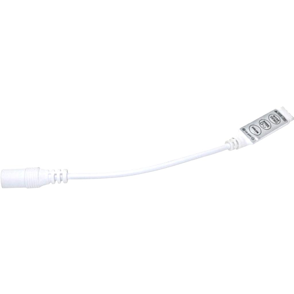 Bleil RGB Controller Mini Inline New 4 Pin DC Plug Suitable for LED Flex Tape 14cm