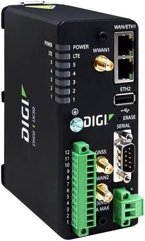 Accelerated Concepts 5400 RM AT T Cellular 3G4G Lte Remote Manager 4 Port RS232 Used