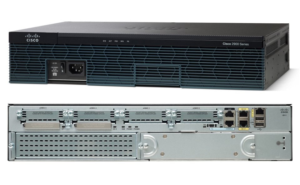 Cisco 2911 Integrated Services Router CISCO2911K9  Used A