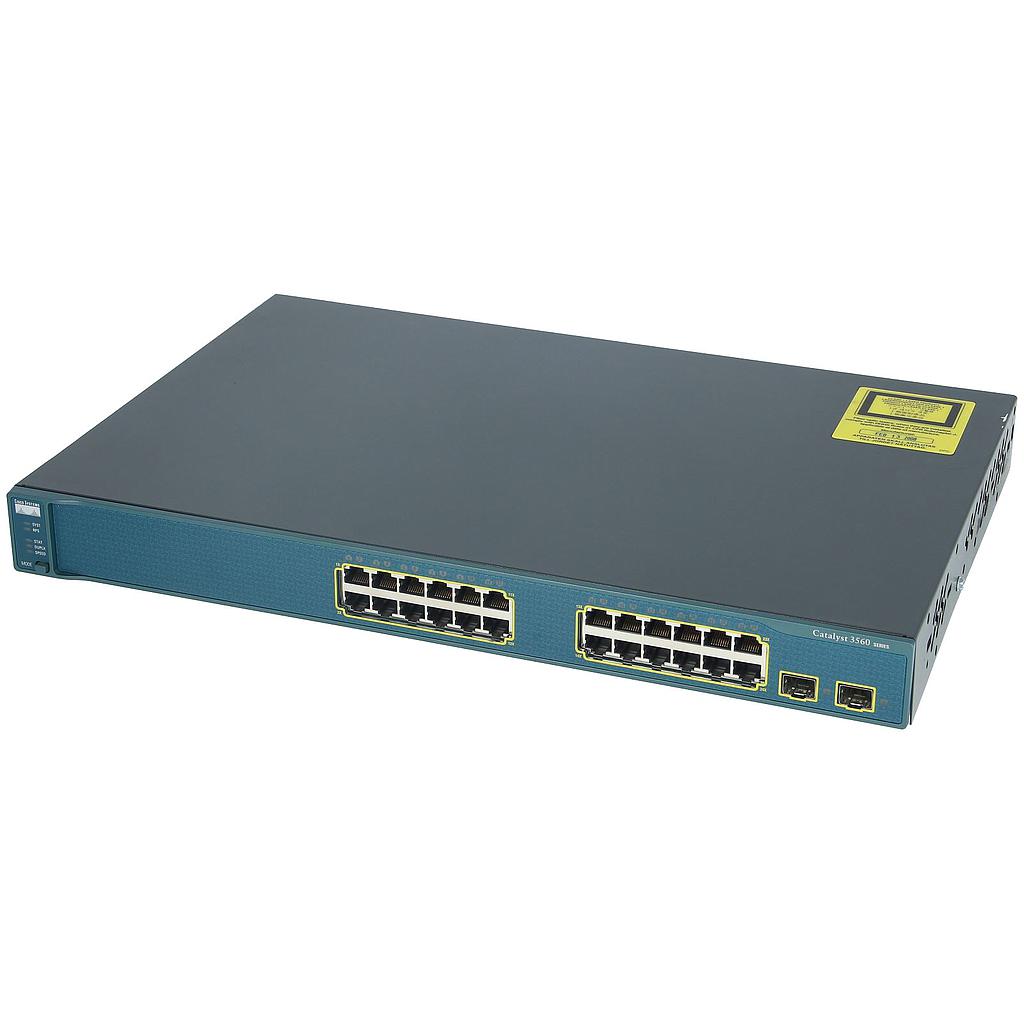 Cisco Catalyst 3560 V2 48 Port POE Switch WS C3560V2 48PS S Used A