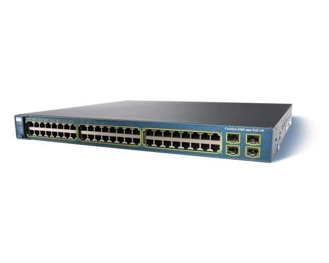 Cisco Catalyst 3560G 48 Port Gigabit POE Switch WS C3560G 48PS S Pn 800 25836 05 Used A