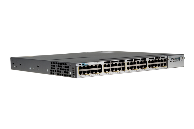 Cisco Catalyst 3750X 48PF L 48 Port Switch Rack Without Power Cable Used A
