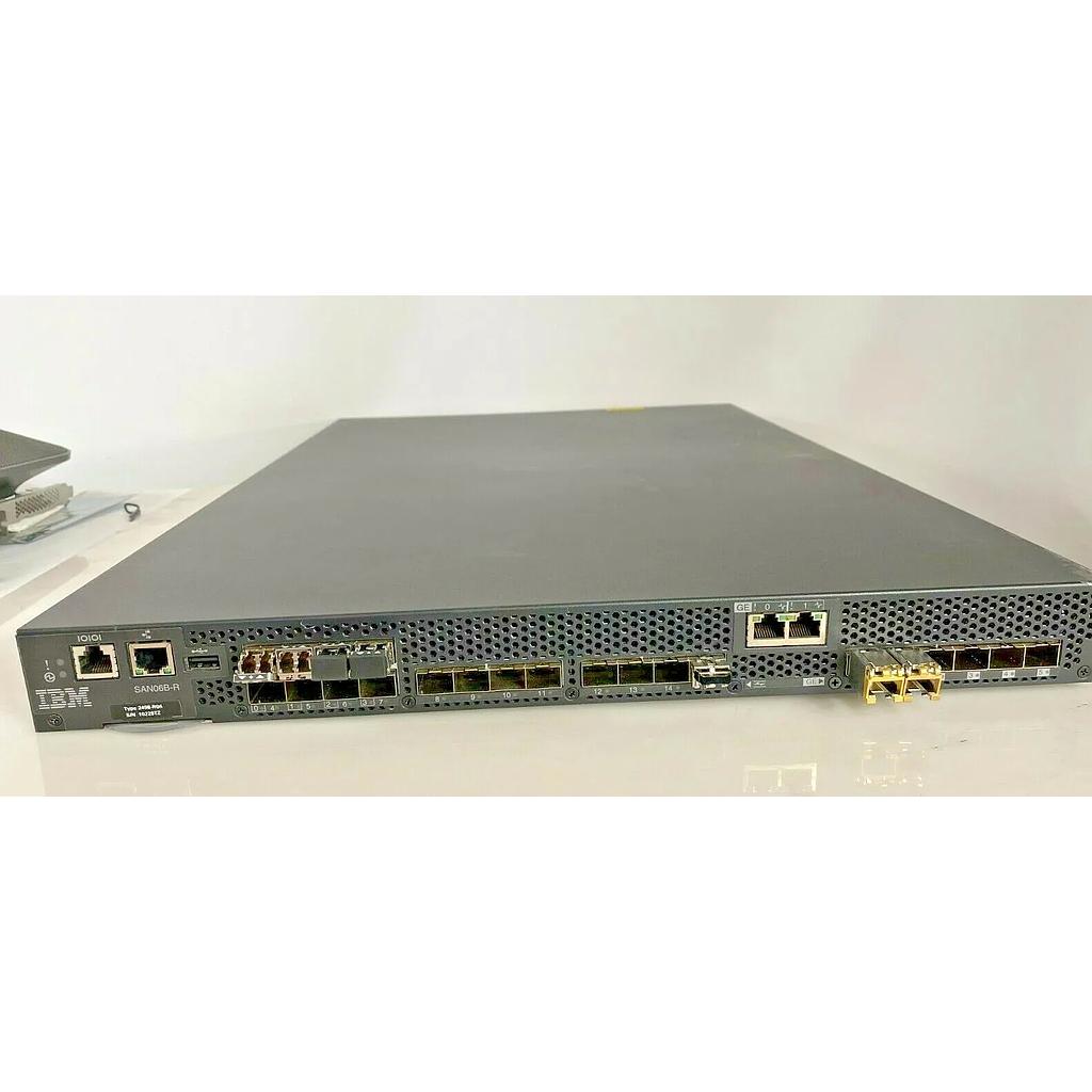 IBM System Storage SAN06B R 22port Fibre Channel SAN Extension Switch Used A