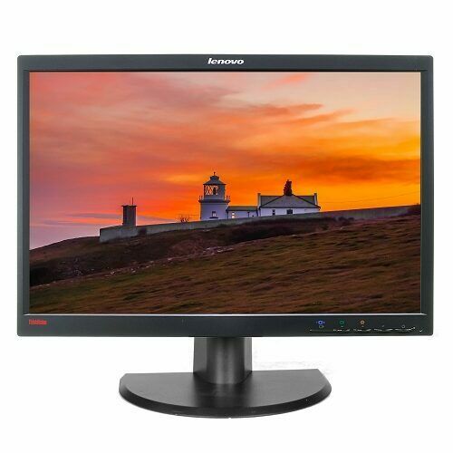Lenovo L2440PWC Monitor 1080p LCD 24 Inch Used A