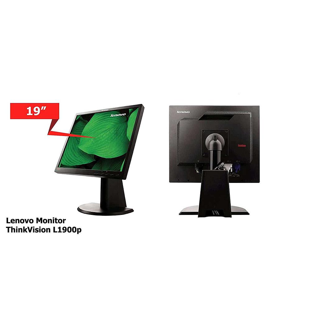 Lenovo Monitor L1900Pa Used 1280 x 1024 Lcd 19