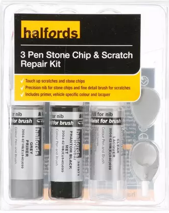 Halfords Scratch Chip Repair for Hyundai Phantom Black 341971