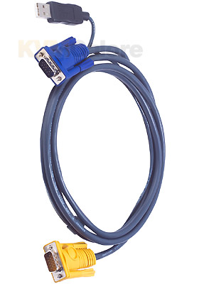 3M Usb Kvm Cable with 3 In 1 Sphd New