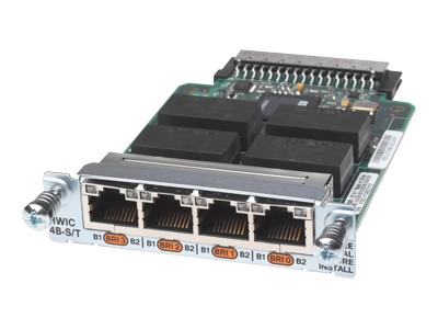 Cisco High Speed 4 Port ISDN BRI ST HWIC4B ST Used A