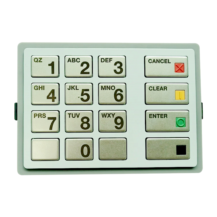 Cryptera 49 249443 707A ATM Keypad Pn AUS1316 5721 Used