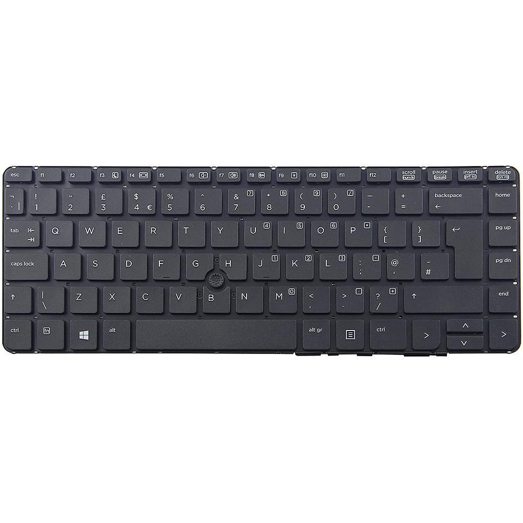 HP ProBook 640 G1 645 G1 Keyboard UK Layout Black Color Replacement Keyboard for HP PN 736653 031 738688 031 V139426BK1 Used