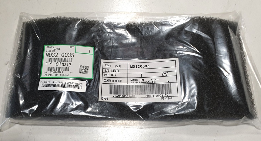 IBM M032 0035 Filter Sponge IPS PART NO 41U2150 New