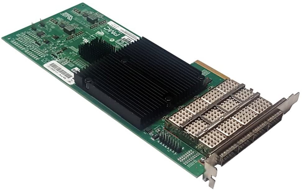 NetApp HBA SAS 4 Port 36 GB QSFP PCIE 111 00341 F2 Controller PMC Sierra PM8003 Used A
