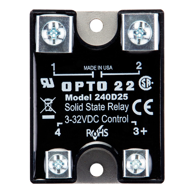 Opto 22 New 240D25 Solid State Relay