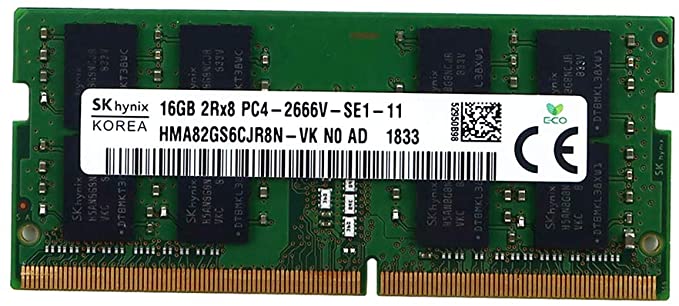 IBM 01EJ183 SK Hynix HMA82GS7CJR8N VK PC4 2666V TG1 11 16GB ECC Unbuffered IBM Node Canister Memory New