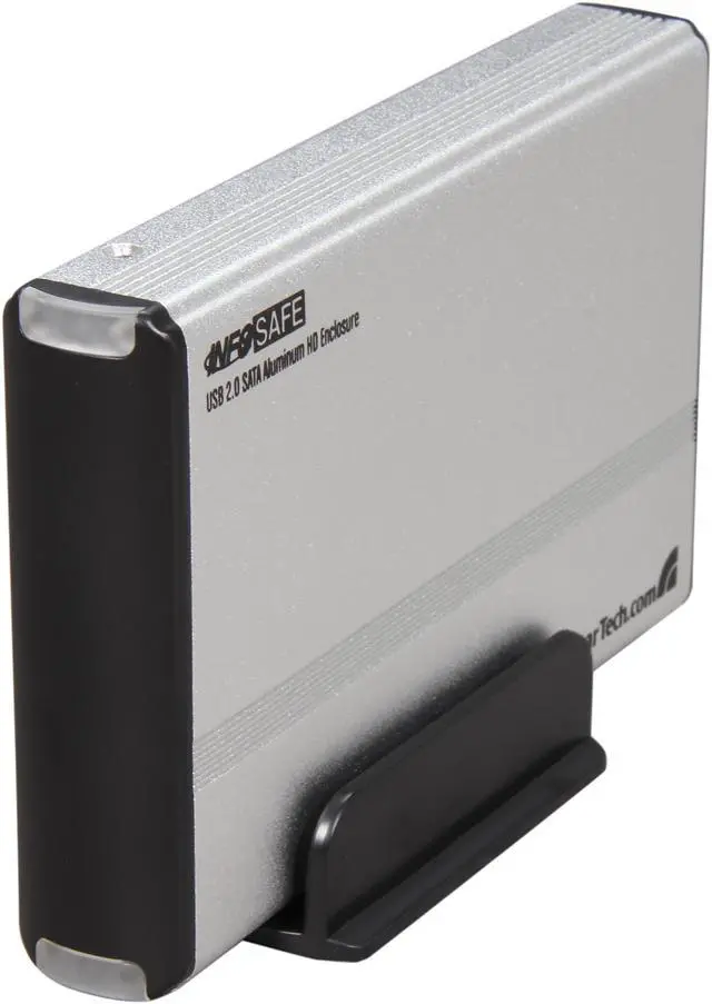 AluBox Dou Hard Disk Enclosure SATA 3.5 HDD Wo Disk USB 2 New