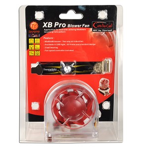 Themaltake XB Pro Blower Fan 80MM for PC Clear and Red -A1901 New