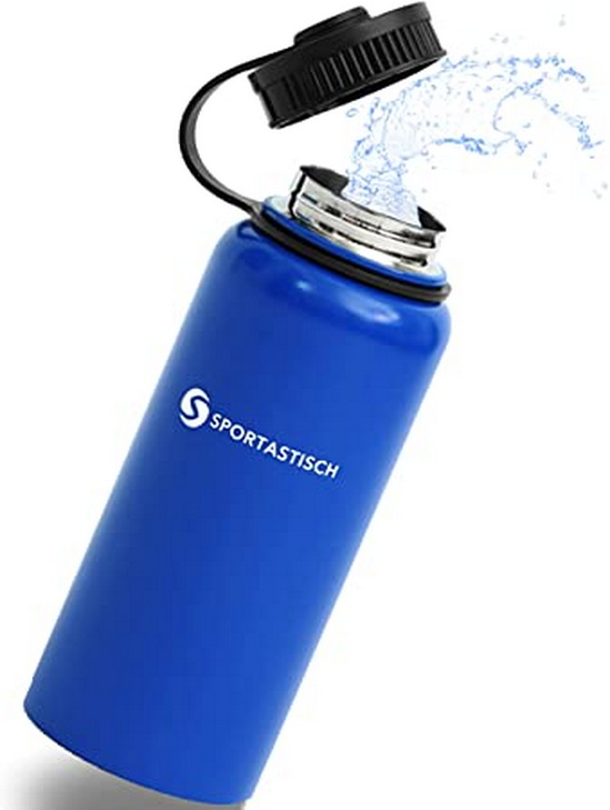 Sportastisch Hydro Boost Thermal Bottle Stainless Steel BLUE  1 Litre