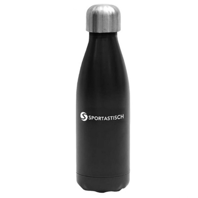 Sportastisch Vacu Drink Thermal Bottle Stainless Steel Black 500ml