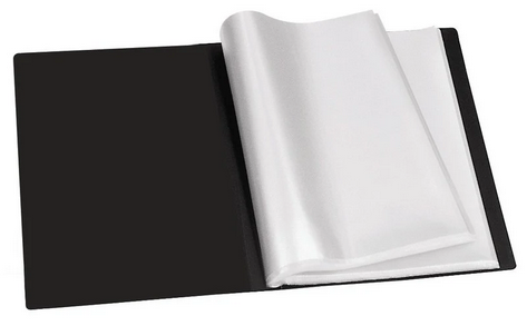 Office Log Display Book with 60 Pockets