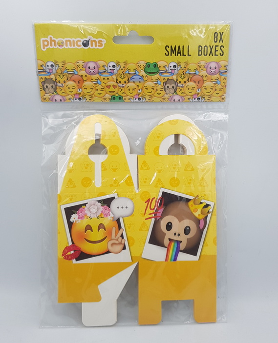 Treat Boxes Emoticons 8 Pieces 6.5cm
