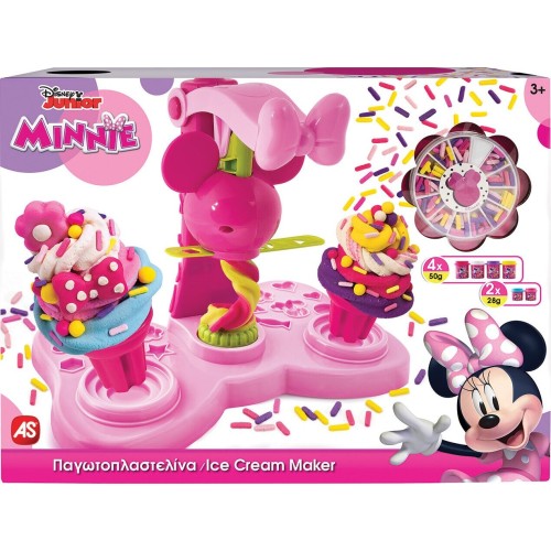 As Company Play Doh Minnie Bucket with Jars Lids Molds and Tools