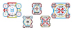 BOOMco. Smart Stick Target Sticker Pack 1