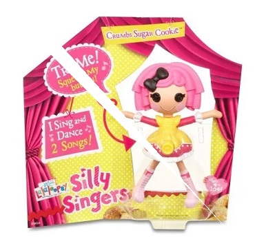 Giochi Preziosi Mini Lalaloopsy Silly Singers Doll with Sound 4 Designs Yellow