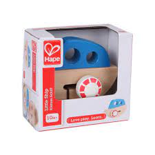 Hape Little Ship Wooden Toy Kid S Play Vehicle