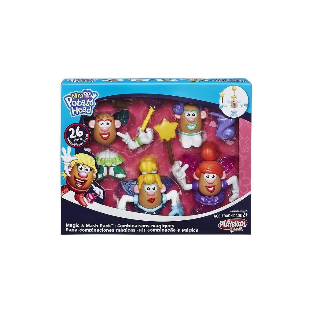 Hasbro New Mr. and Mrs Potato Head Clash & Mash Pack Set 25pcs