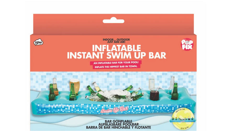 Inflatable Instant Swim Up Bar 140X35CM