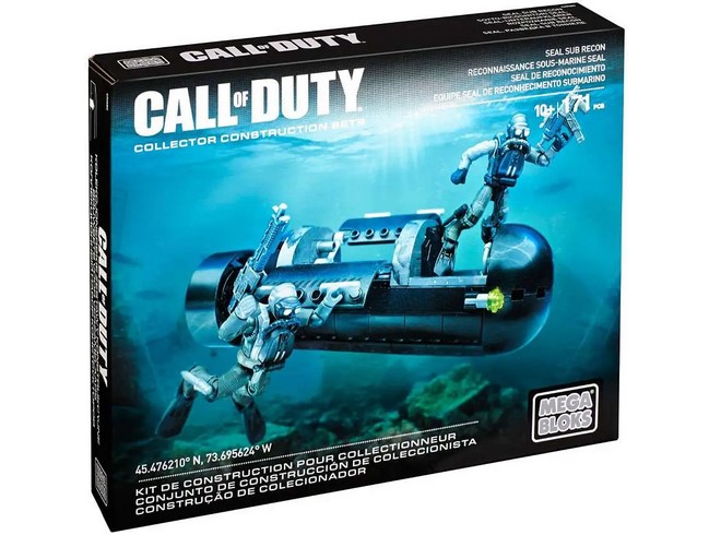 MegaBloks Call of Duty Underwater Vehicle Seal Sub Recon 171pcs