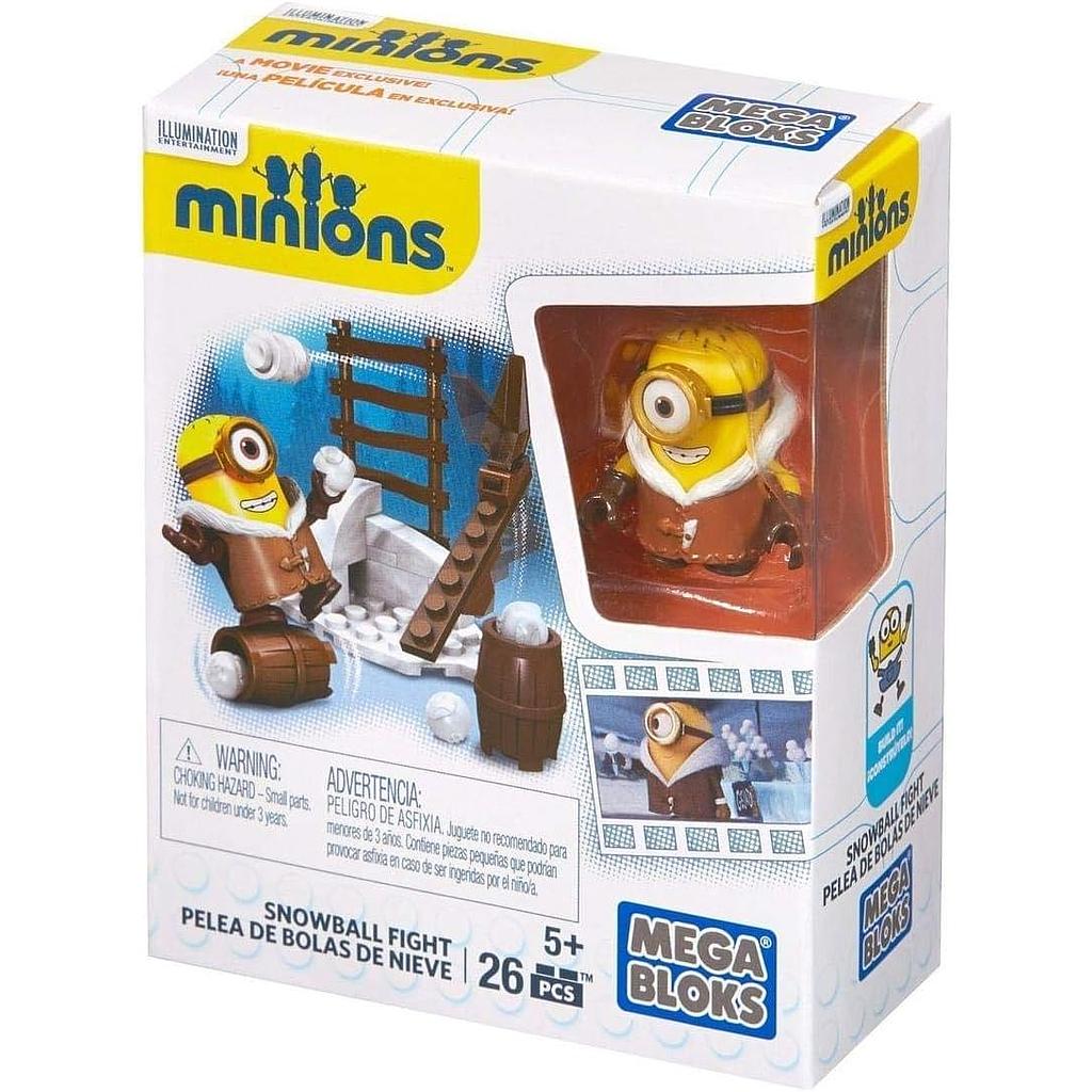 MegaBloks Minions Snowball Fight Building Set 26pcs