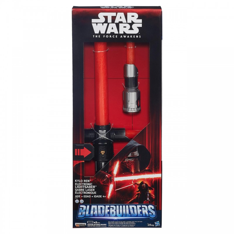 Star Wars the Last Jedi Bladebuilders Kylo Ren Electronic Lightsabre Red