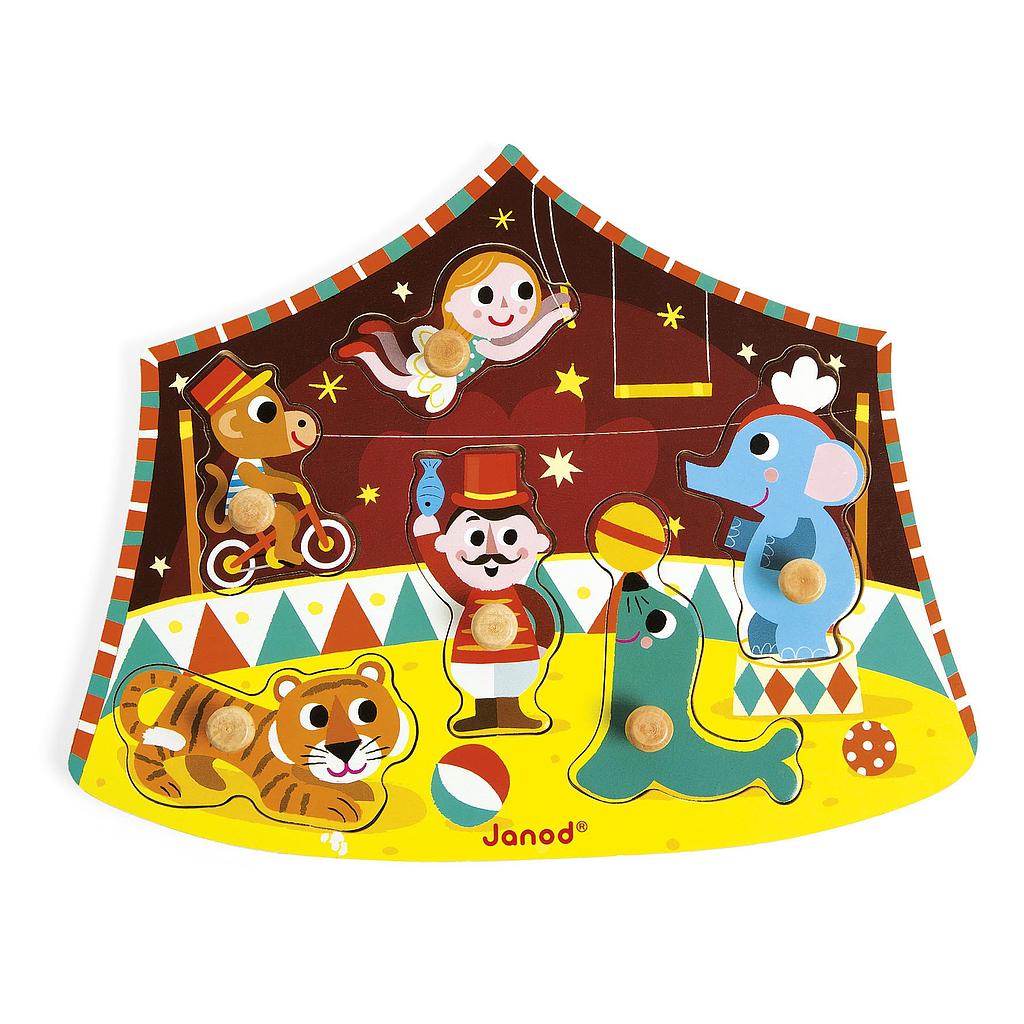 Wooden Puzzle Circus of the Stars