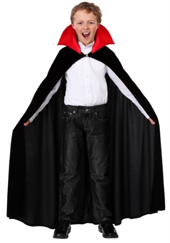 Carnival Costume Vampire Dress with Collar Large