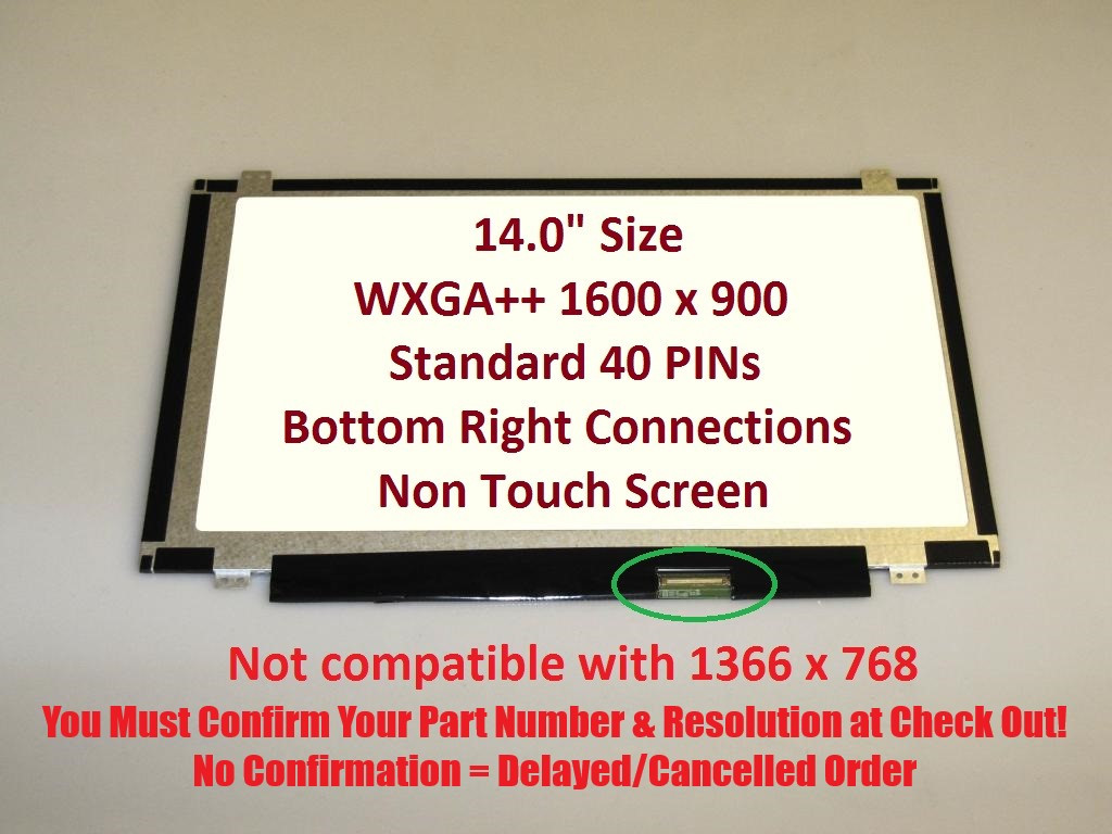 AU Optronics B140RW02 Laptop Screens