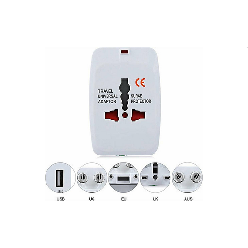 Universal USB Travel Power Adaptor