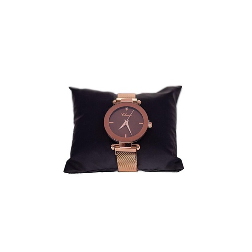 Elegant Rose Gold Brown Watch